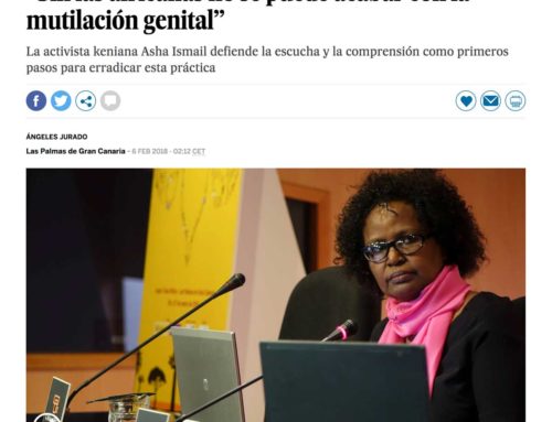 «Sin las africanas no se puede terminar con la mutilación» | El País (29/1/2018)