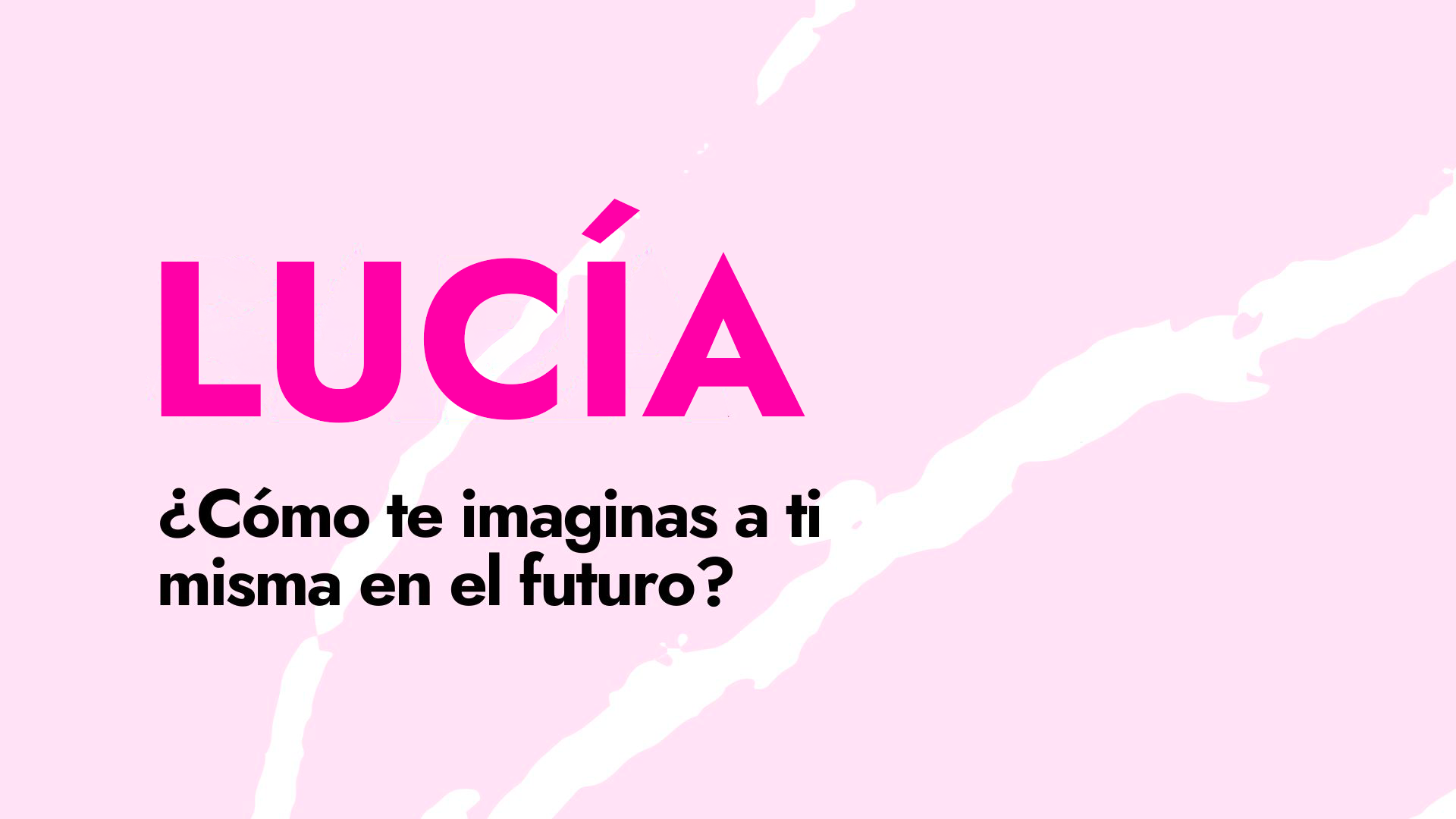 LUCÍA Caratula para video Lucía